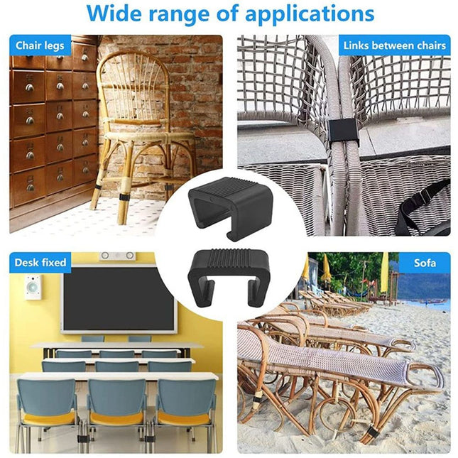 10 Pack Outdoor Patio Rattan Furniture Clips Patio Wicker Rattan Sectional Modular Sofa Chair Connector – product detail