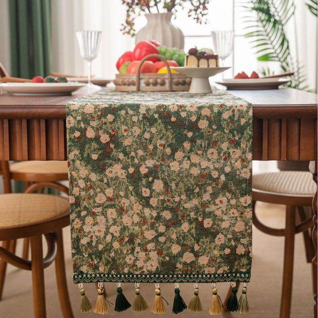 Vintage Luxury Tassel Table Runner – product detail