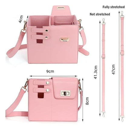 Outdoor Portable Crossbody Water Cup Storage Bag, Water Bottle Carrier Bag with Storage Pocket for Women（oniy bag）