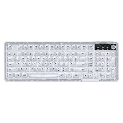 RGB Backlit Wired Mechanical Gaming Keyboard, 104 Keys Full Size Hot Swappable Keyboard with Aluminum Base, Noise Absorbing Foam, Tactile Brown Switch, Programmable Keys & Volume Knob for PC Mac,Stealth Red