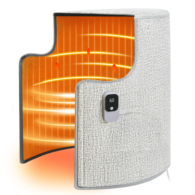Under Desk Heater 150W Quiet Foot Warmers for Feet with Detachable Foot Heating Pad Graphene