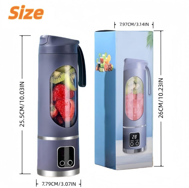 Digital Display Juicer-Smart LED Display Diet-Friendly Portable Multimode Blender Personal Electric – product detail