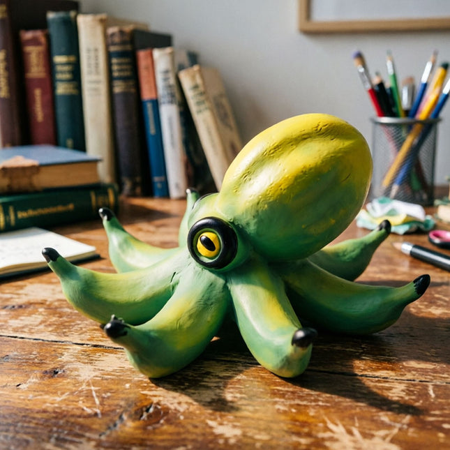 Creative Banana Octopus Resin Ornament – product detail