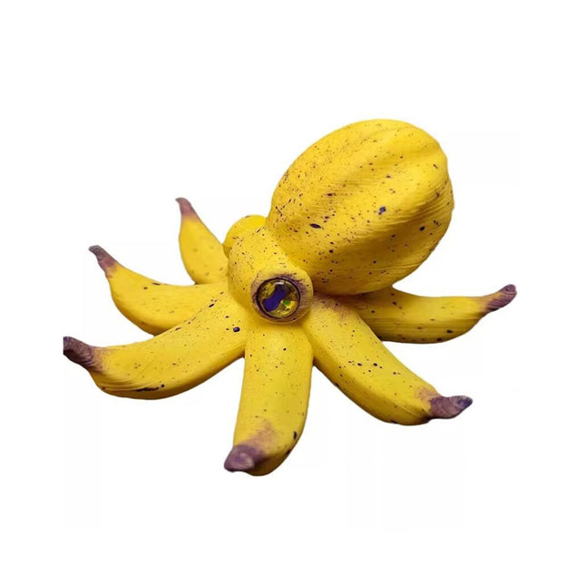 Creative Banana Octopus Resin Ornament