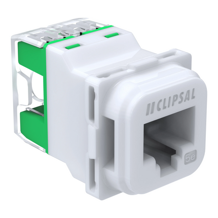 Clipsal Actassi RJ45 Jack CAT5E UTP 40M | Translucent | 40RJ45SMA5C-TN
