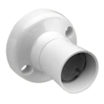 Clipsal Batten Lamp Holder w/Safety Skirt Bayonet Cap White Electric F/BC Lamps | 530WE