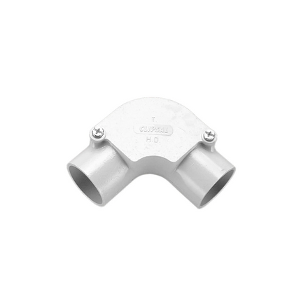 Clipsal Elbow Inspection PVC Fitting Conduit 40mm Grey | 244/40-GY