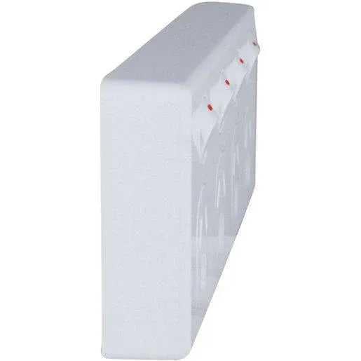 Clipsal Power Point Flush Mount Standard 4 Gang 10A 250V 2 Pole Horizontal White C2015D4WE – product detail
