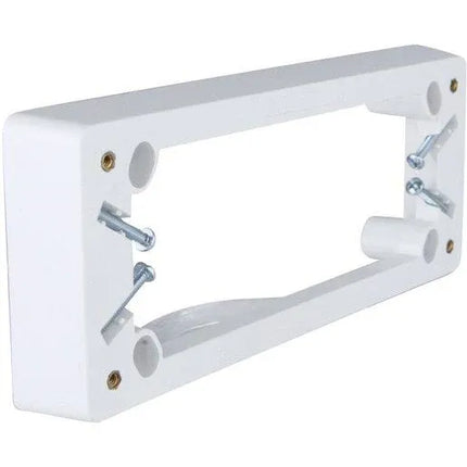 Clipsal Mounting Block Standard Rectangular 4 Gang D25mm White | C2015D4MBWE