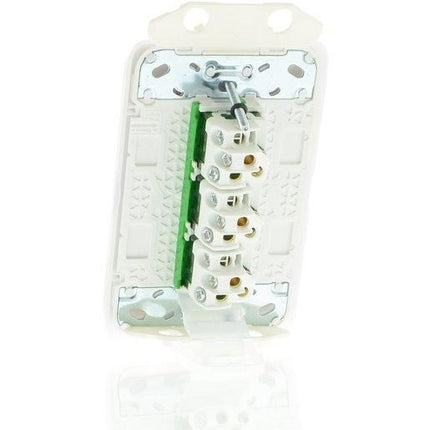 Clipsal Iconic Switch Flush Mount Rocker Standard 3 Gang 10A/AX 250V 1 Pole 1/2 Way Vertical Vivid White | 3043VAVW