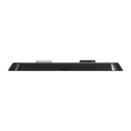 Clipsal Iconic Double Power Point Skin Horizontal Mount, 250V, 10A, Clip-On | Extra Black 3025C-XB