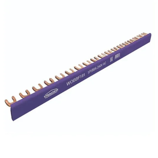 GSME Trader Insulated Busbar 80A 230V 1P 18 Module For Single P Feed In for Active WOBBF181 – product detail