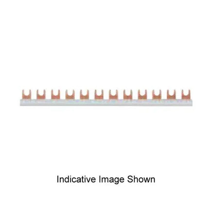 Hager Insulated Busbar 1 Pole 80 Amp 230 V 12 Modules Busbar Fork Screw/Quick Connect Stone Grey | KDN180A