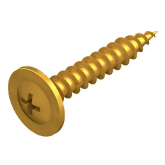 Matelec Self Tapping Screw 8Gx32mm Button Head Needle Point C2 Corrosion Resistant 200 Pack BTN-G8M32