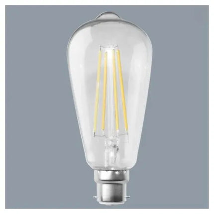 SAL Vintage Filament LED Lamp Dimmable 8W 240V B22 Warm White 3000K 1050 Lumens Clear | LST21WW/B22D/C