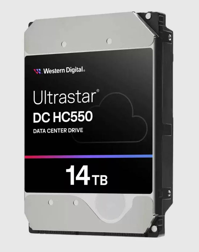 Western Digital WD Ultrastar DC HC550 14TB 3.5' SATA 512MB 7200RPM EAMR SE 5yrs Warranty-WUH721814ALE6L4 – product detail