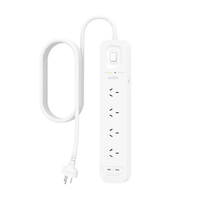 Belkin SurgePro 4-Outlet Surge Protector with Dual USB-C 30W Ports