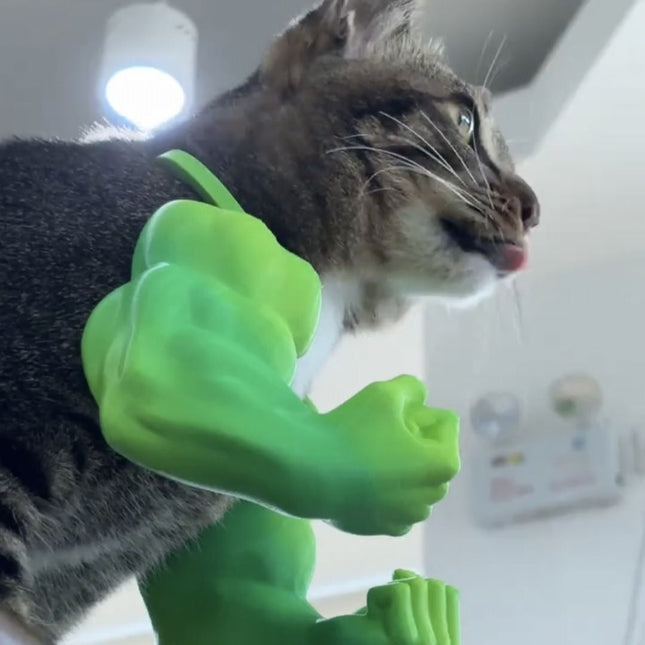 3D printed Hulk Cat Arm Green – product detail