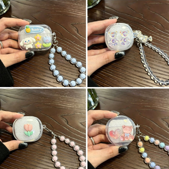 5-Piece Clear Case Plus Blue Bracelet – product detail