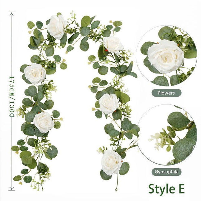 Artificial Eucalyptus Vine white V1221-ARTIFICIAL-EUCALYPTUS-VINE-WHITE