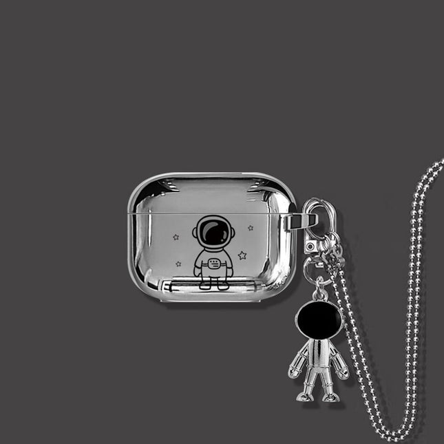 Astronaut AirPods Pro case Plus keyring Plus necklace V1221-ASTRONAUT-AIRPODS-PRO-CASE-KEYRING-NECKLACE