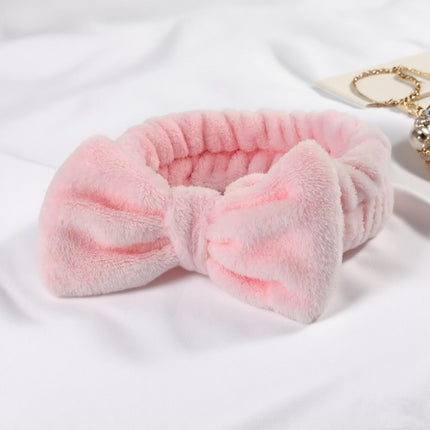 Autumn/Winter Plush Bow Headband Purple