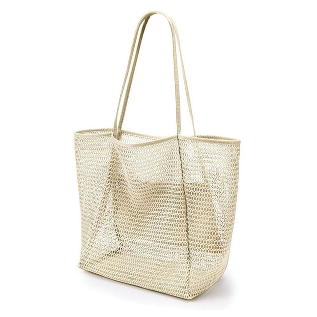 Beach Bag off white V1221-BEACH-BAG-OFF-WHITE