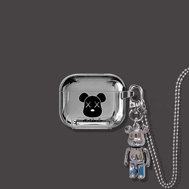 Bear AirPods 3 Case Plus Keyring Plus Necklace V1221-BEAR-AIRPODS-3-CASE-KEYRING-NECKLACE