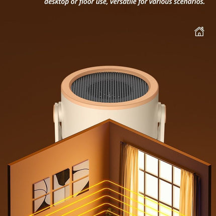 Desk heater grey