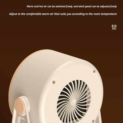 Desk heater white