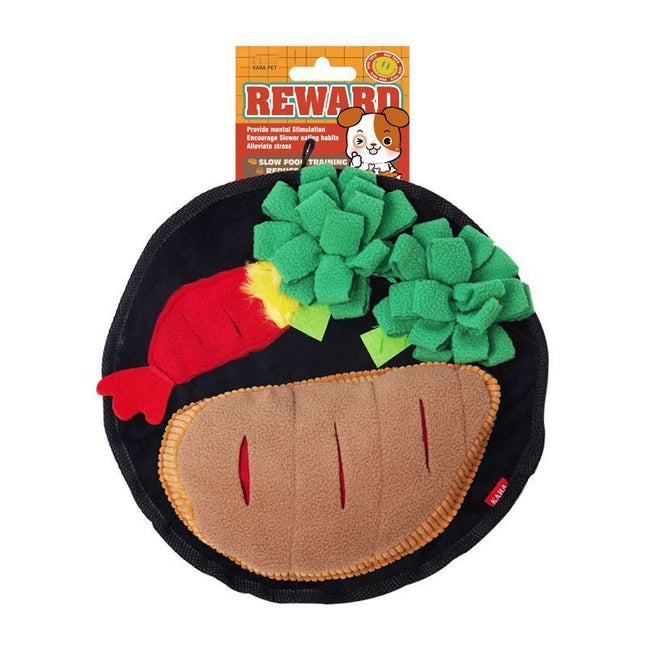 Dog Snuffle Mat for Foraging and Enrichment steak V1221-DOG-SNUFFLE-MAT-FOR-FORAGING-AND-ENRICHMENT-STEAK