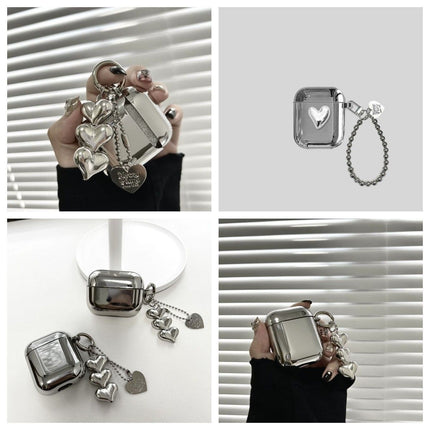 Electroplated 3D Heart + Bracelet Apple AirPods Pro