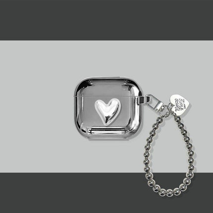 Electroplated 3D Heart + Bracelet Apple AirPods Pro 2
