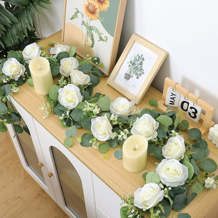 Eucalyptus with Flowers - 61 Heads-L