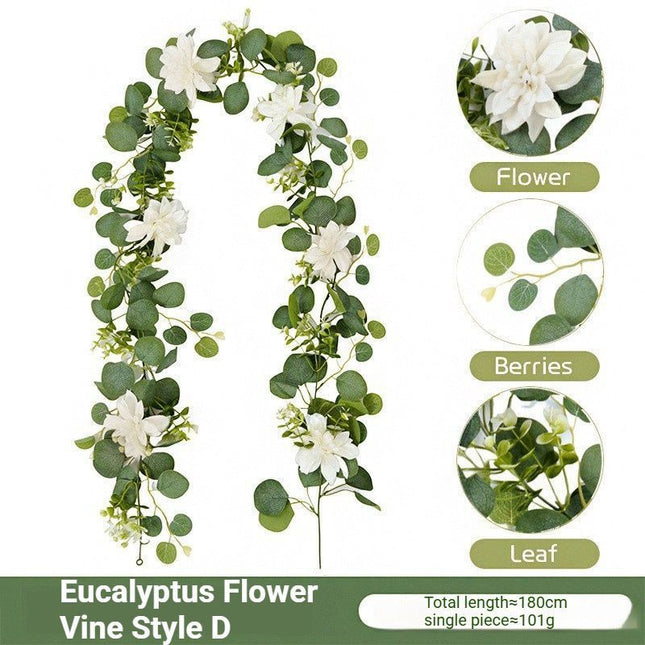 Eucalyptus with Flowers