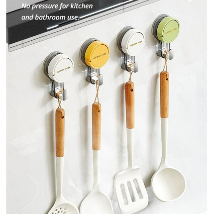 green Suction cup hook