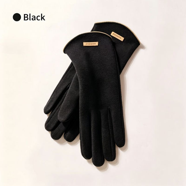 Ladies Winter Warm Cashmere Gloves DY43 Dai Yue Black