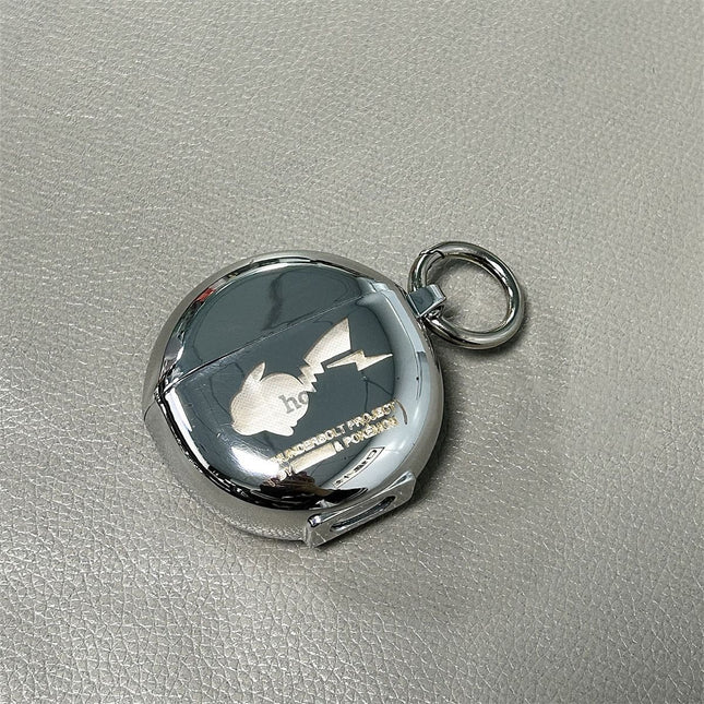 Laser Engraved HAPPY Bear Electroplated Plus Ring Apple AirPods 3 – product detail