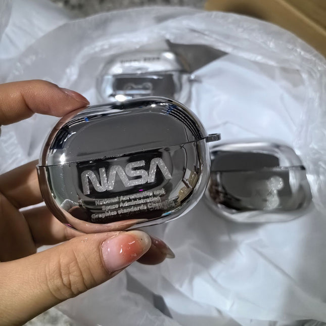 NASA Same Color Ring Bluetooth Headphone Case Apple AirPods 1 2