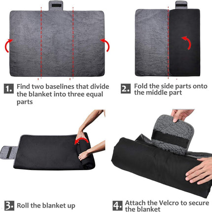 utdoor Camping Blanket - Black