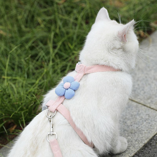 Pet Harness-pink Plus 1.8m Leash Plus Size S V1221-PET-HARNESS-PINK-1-8-M-LEASH-SIZE-S