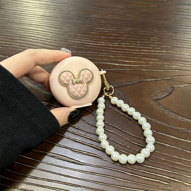 Pink Mini Pink Shell Plus Pearl Bracelet AirPods 3 V1221-PINK-MINI-PINK-SHELL-PEARL-BRACELET-AIRPODS-3