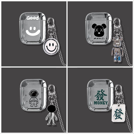 Smiley Face AirPods 3 Case+Keyring+Necklace