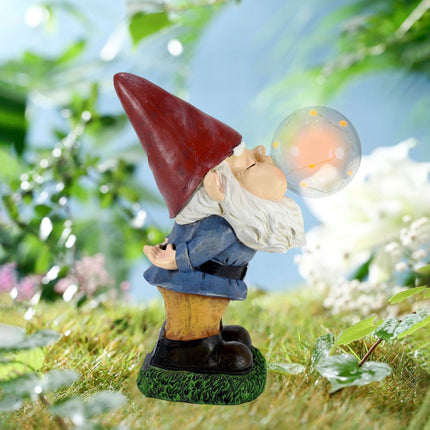 Solar Garden Light - Elf Blowing Bubbles