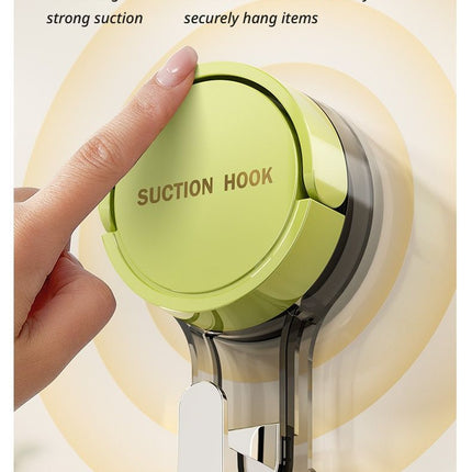 white Suction cup hook