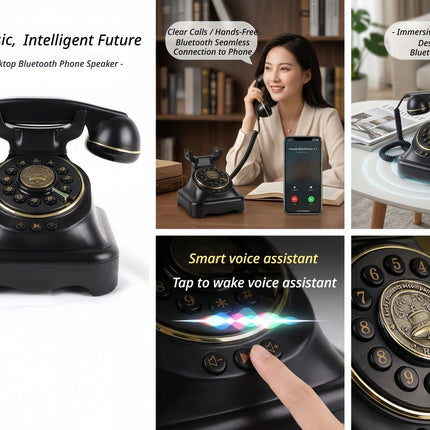 Wireless Bluetooth Landline White