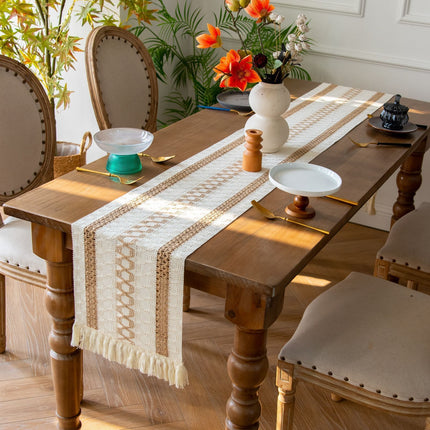 2-Pack Table Runner MX13, Yellow Stripes on Both Sides