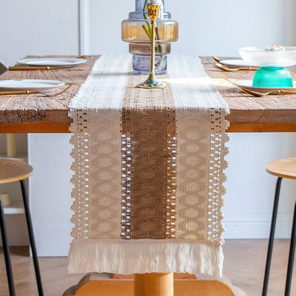 2-Pack Table Runner MX18, Cotton Trim on Both Sides