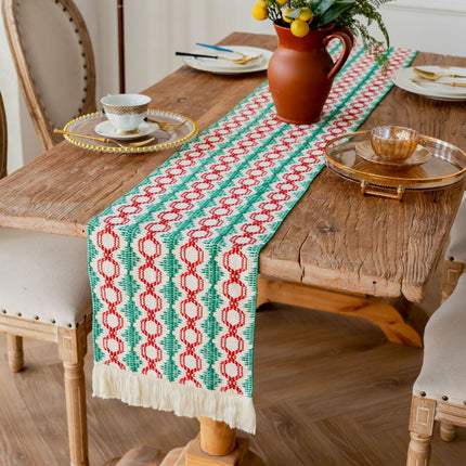 2-Pack Table Runner, Red & Green Matching