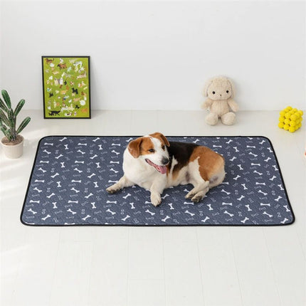 2pcs Grey Pet Pad, Size M (60×45cm)